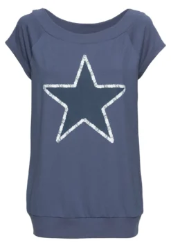 T-Shirt Con StampaBlau Donna T-shirt E Top B3D21D0GO-K11 -ESPRIT Vendite 9e004ef68e1149dfadf7a93e0107d4cd