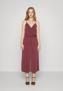 Monki Tuta JumpsuitRed Dark Donna Tute Jumpsuit MOQ21T02Y-G12