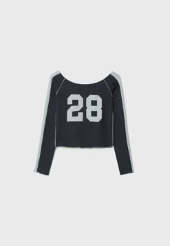 Stradivarius Placement Print With Side StripesFelpaDark Grey Donna Felpe STH21D1QL-C11 -ESPRIT Vendite a0e9c24697c645b9b30bda04eeff9170