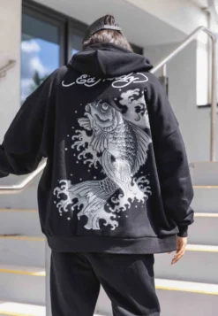 Ed Hardy Koi-Fishing Oversize Pouch Felpa Con CappuccioBlack Donna Felpe ED221J00Q-Q11 -ESPRIT Vendite a33600ca972c40cc95b8edf8abbeddaf scaled