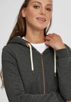 OXMO Oxvicky - Felpa Con Zip - Dar Grey M -ESPRIT Vendite a9647c17da6a468ab6e849762c680b66 scaled