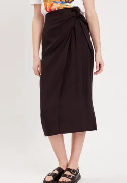 Gerader Mit Schleife - Gonna A Portafoglio - Noir