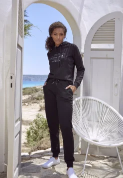 Buffalo Felpa Con CappuccioSchwarz Donna Felpe BU321J00J-Q11