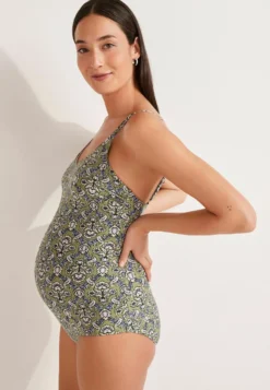 Next Maternity Scoop Swimsuit - Costume Da Bagno - Green