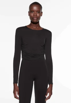 Oysho Maglietta A Manica LungaBlack Donna T-shirt E Top OY121D07D-Q11