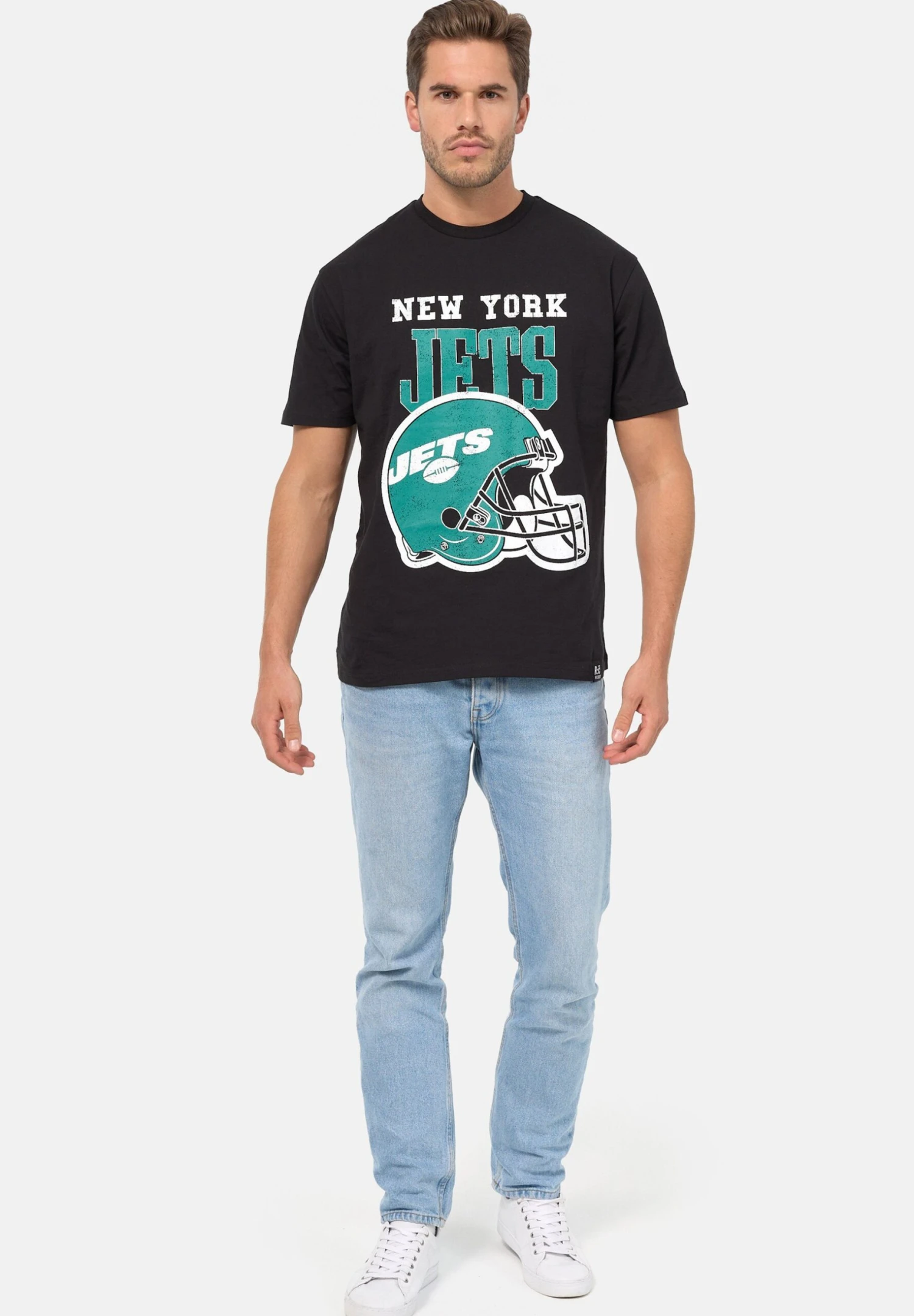 Nfl Jets HelmetT-Shirt Con StampaBlack Donna T-shirt E Top R0O210033-Q11 2 Nfl Jets HelmetT-Shirt Con StampaBlack Donna T-shirt E Top R0O210033-Q11 - immagine 2