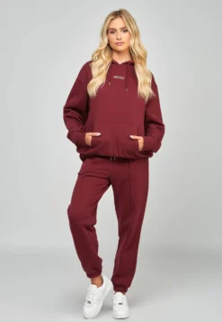SikSilk Felpa Con Cappuccio - Burgundy -ESPRIT Vendite bc07c91488f94e449d850e949a35f7e6 scaled