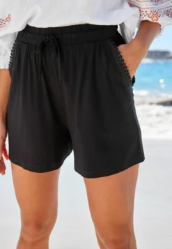 Next Jersey Lace Trim Shorts - Shorts - Black -ESPRIT Vendite be5b9c8727b34e3b95aacded9330b449 scaled