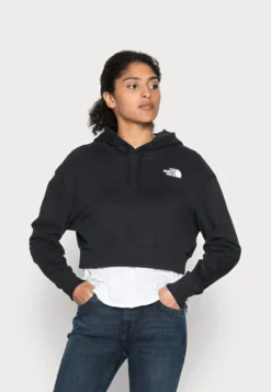 The North Face Trend Crop HoodieFelpa Con CappuccioBlack Donna Felpe TH321J019-Q11