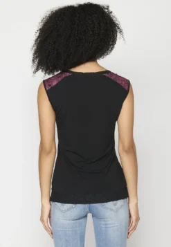 Koroshi StrapperTopBlack Donna T-shirt E Top KOL21D07I-Q11 -ESPRIT Vendite bfa41b6604114ff69db17aa93b5331d8 scaled