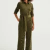 WE FASHION Tuta JumpsuitGreen Donna Tute Jumpsuit WF521T01K-M11