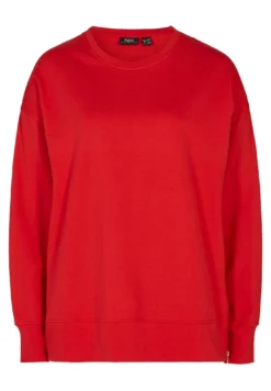 Mit Seitenschlitzen - Felpa - Red -ESPRIT Vendite c0e9fc3858664e838782519910b235ad