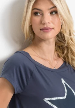 T-Shirt Con StampaBlau Donna T-shirt E Top B3D21D0GO-K11 -ESPRIT Vendite c7408cc9290e4891822b29a2c9e3310d