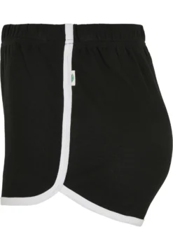 URBAN CLASSICS Organic Interlock Retro Hot - Shorts - Black/White -ESPRIT Vendite c93e4c03e684401fa6e783e3e982a7ab