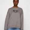 N°21 FelpaGrigio Medio Donna Felpe N3121J014-C11