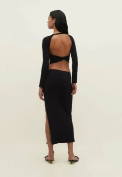 Stradivarius With Side Slit - Gonna A Tubino - Black -ESPRIT Vendite d0a0b6b7fe3b4f00a909c9757bd61ec4