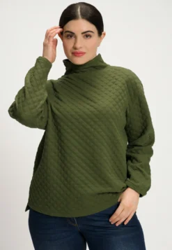 Ulla Popken FelpaOlivegrün Donna Felpe UP121J0DQ-M11