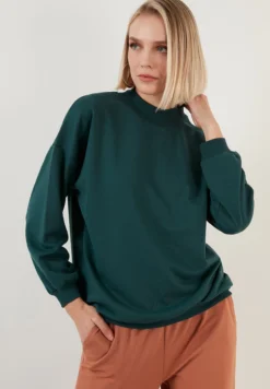 LELA Regular FitFelpaDark Green Melange Donna Felpe L6S21J00D-M13 -ESPRIT Vendite dec5d2466ac349f6864e5fd0a8a1ba3c