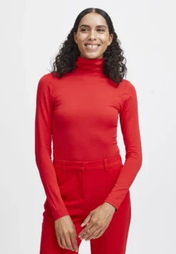 B.young Pamila Roll Neck Maglietta A Manica LungaGoji Berry Donna T-shirt E Top BY221D02K-G11