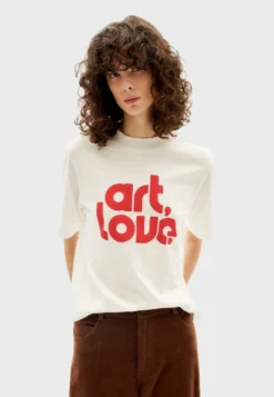 Thinking Mu Art&LoveT-Shirt Con StampaWhite Donna T-shirt E Top T1V21D023-A11
