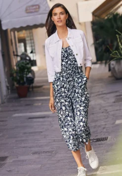 Betty Barclay Mit EingrifftaschenTuta JumpsuitDunkelblau/Weiß Donna Tute Jumpsuit 2BE21T00P-K11 -ESPRIT Vendite ecd21800a5324a66ba3af6eef2e14909