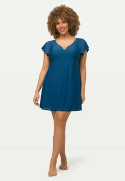 Ulla Popken Accessorio Da SpiaggiaInk Blue Donna Moda Mare UP181H01M-K11