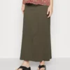 Maternity Maxi Skirt With Drawstring WaistbandGonna Lunga606Khaki Donna Gonne EX429E00N-N11