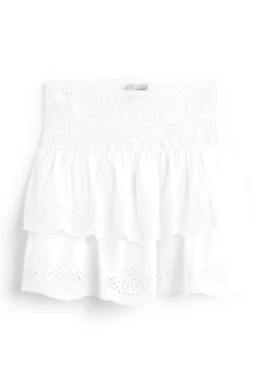 Next Embroidered Broderie Mini Skirt - Minigonna - White -ESPRIT Vendite f5ca48ab92a04864b65d72108b8f41f5 scaled