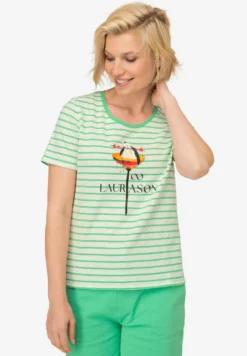 T-Shirt Con StampaErwtengroen Donna T-shirt E Top LR921D000-M11