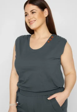 Overall Bequemer Stretch Mit Seitlichen EingriffTuta JumpsuitGrau Donna Tute Jumpsuit B3D21T037-Q11 -ESPRIT Vendite f8816dfb40884f009f65082725b86bf5 scaled