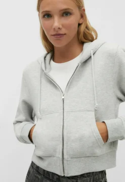 Stradivarius Cropped- Felpa Con Zip - Grey -ESPRIT Vendite faff71b9575f41418e0591e7328e1cce