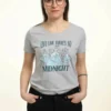 Disney Princess Midnight PrincessT-Shirt Con StampaHeather Grey Donna T-shirt E Top H3A21D1EP-C11