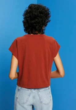 Edc By Esprit T-Shirt BasicTerracotta New Donna T-shirt E Top ED121D1VK-O11 -ESPRIT Vendite fc500c81f7b24255b5457c72f0243795